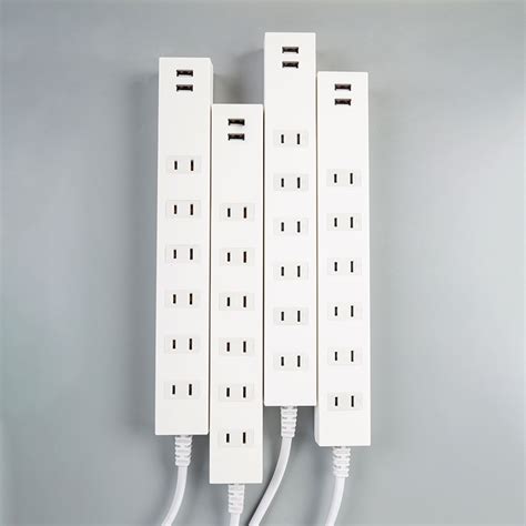 China Power Strip Surge Protector Outlets Individual On Off Switch