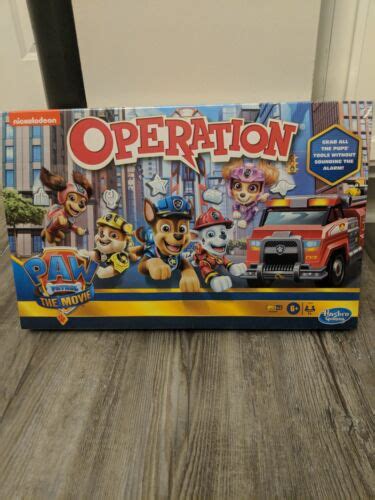 Operation Hasbro Gaming Paw Patrol The Movie Edition Board Game For