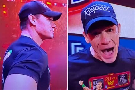 John Cena breaks down in tears as he returns to WWE for Monday Night ...