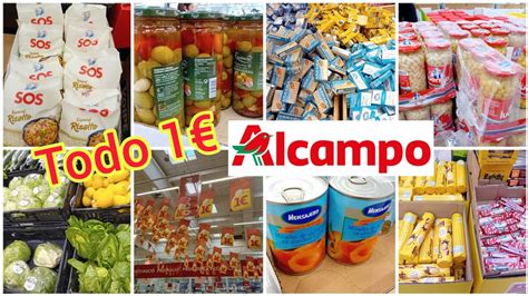 ALCAMPO TODO A 1 ALIMENTACIÓN GALLETAS ARROCES CONSERVAS Y