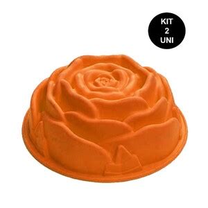 Forma De Silicone Rosa Flor Bolo Torta Sobremesa Doces Antiaderente