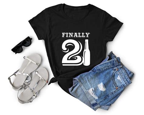 Finally 21 Svg 21st Birthday T For Her 21st Birthday Svg Etsy