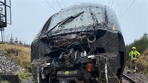 major incident  widespread disruption  train derailed  cumbria