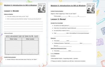 Wit And Wisdom Module 0 By Mrs Jordan TPT