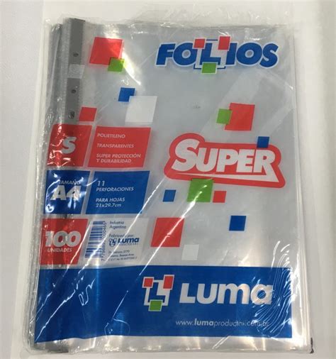 Folios Luma A Super X U Papelera Delonce