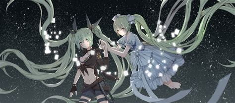 Fondos De Pantalla Anime Chicas Anime Estrellas Guantes Vocaloid