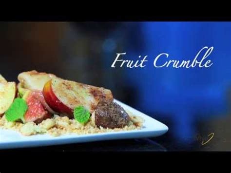 Fruit Crumble – Microwave Recipe – Whirlpool