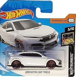 Hot Wheels Honda Civic Type R Nightburnerz FYF Short Card White Mattel