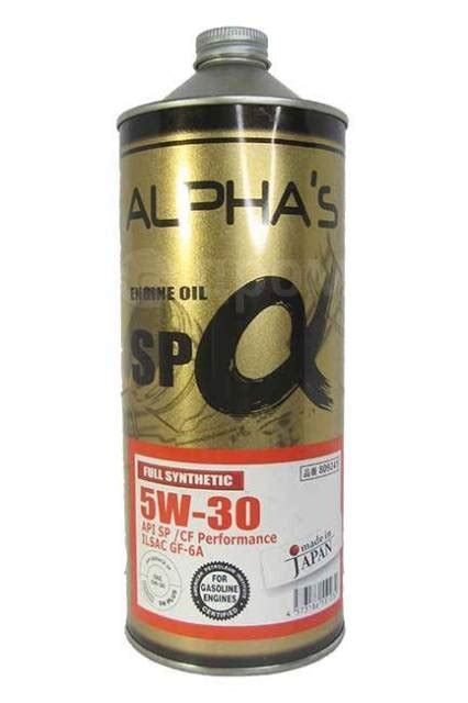 Моторное масло Alpha"S 5w30 1л, Alpha's, синтетическое, 1,00 л. CF, SP ...