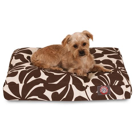 Majestic Pet Plantation Rectangle Dog Bed Treated Polyester Removable ...