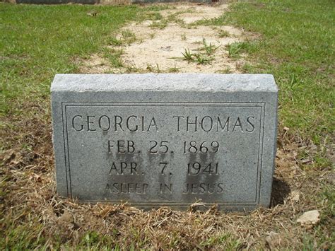 Georgia Anne Slocum Thomas 1869 1941 Find A Grave Memorial