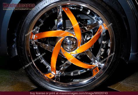 Custom Car Wheel Stock Photo Mxi20743