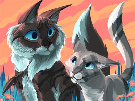 Warrior Cats Leafpool And Hawkfrost