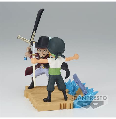 World Collectable Figure Log Stories Roronoa Zoro Dracule Mihawk