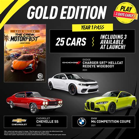 Les éditions Gold et Ultimate de The Crew Motorfest détaillées!