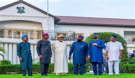 South West Governors Meet In Lagos Approves Tinubus Leadership The