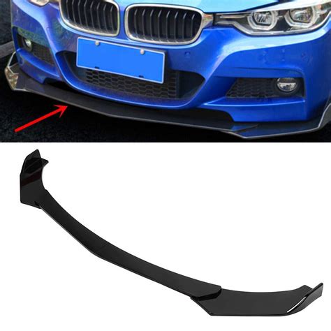 Buy TOPINCN Front Bumper Lip Universal Front Bumper Lip Body Kit ABS