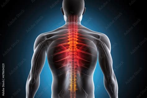 Understanding Back Pain With Diagram And Explanations. Сoncept Causes ...