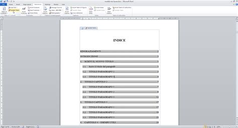 Come Impaginare Una Tesi Di Laurea Con Ms Word Pagination