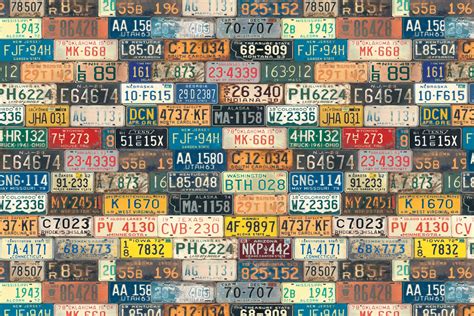 License Plate Wallpaper