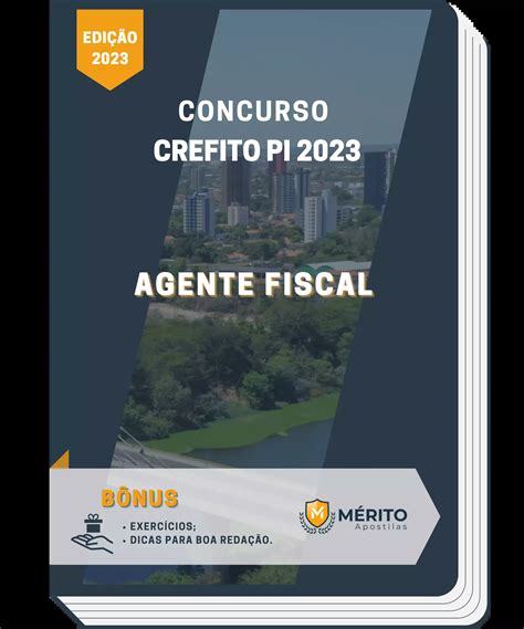 Apostila Agente Fiscal Concurso CREFITO PI 2023 Mérito Apostilas