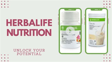 Unlock Your Potential With Herbalife Nutrition Elevate Your Health And