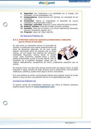 Fichas Taller Orientacion Vocacional Pdf