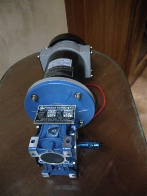 W Hp Single Dynaflux Pmdc Worm Geared Motor Voltage Vdc