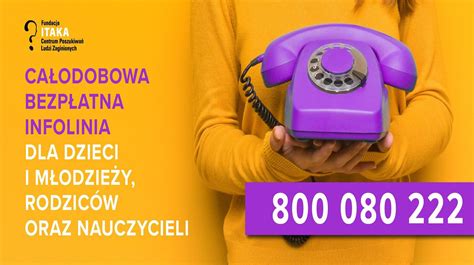 Telefony zaufania dla dzieci młodzieży i dorosłych SZKOŁA PODSTAWOWA