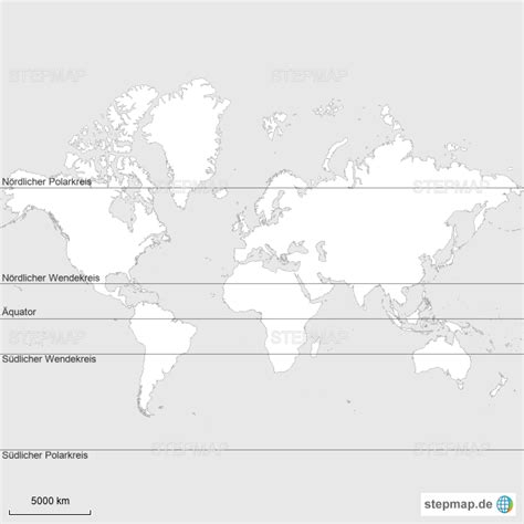 StepMap Weltkarte stumm Landkarte für Deutschland