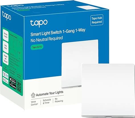 Tapo Smart Light Switch Gang Way Remote And Voice Control Away