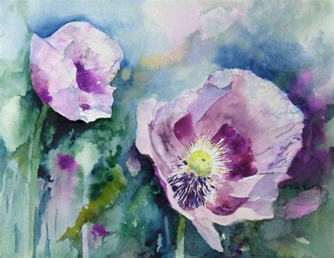 Die beliebtesten Aquarelle 2015 | Blumen gemälde, Wie man blumen malt ...