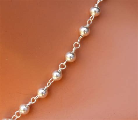 Best Seller Sterling Silver Rosary Choker Necklace 14k Gold Etsy