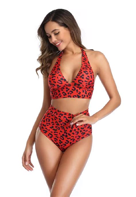 Buy ZITIQUE European Style Women S Bikini Swimsuit Red Online ZALORA