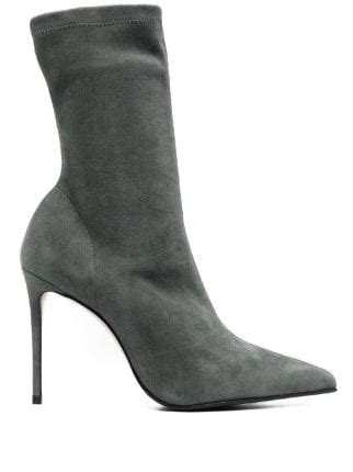 Le Silla Eva Mm Suede Ankle Boots Farfetch