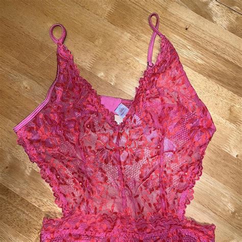 Savage x fenty body suit lingerie one piece lace... - Depop