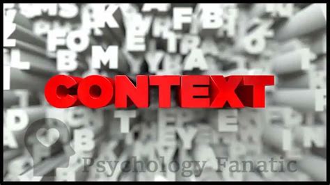 Context Dependent Psychology Fanatic