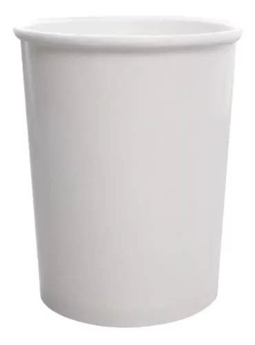 Vaso Contenedor Blanco De Papel Pla 32oz 500pzas Helado En Venta En