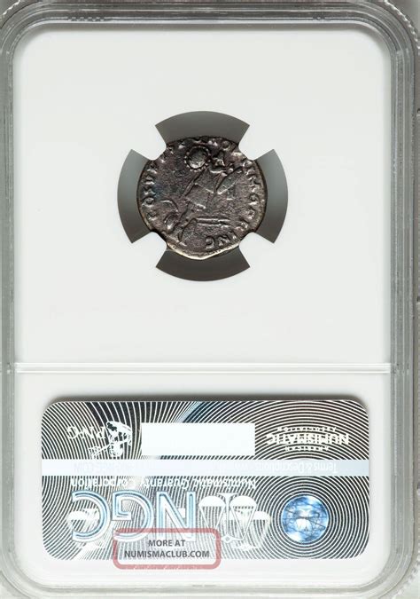 Roman Empire Trajan Denarius Ad 98 117 Ngc Vf 4 5 2 5 Rv Trophy Of