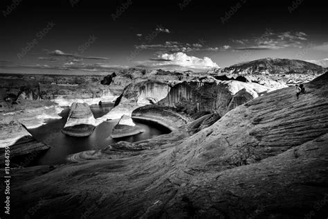 Hiking Reflection Canyon Lake Powell Utah Stock Photo Adobe Stock