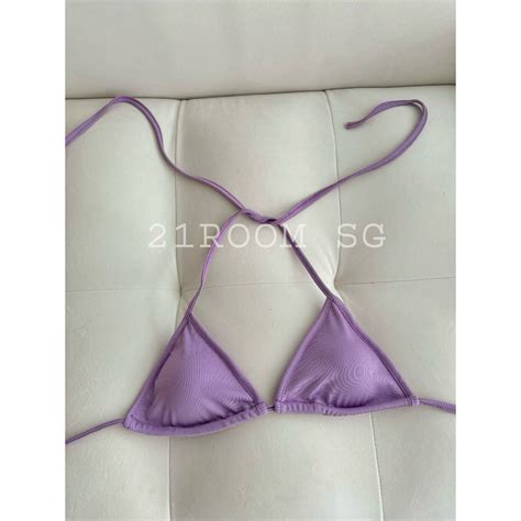 A119 Áo Bra Bikini Kiểu Nữ Sexy Có Dây Cột 21ROOM Có Mút Ngực Basic Đi Biển Shopee Việt Nam