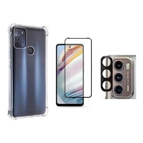 Kit Capa Capinha Anti Impacto Moto G60g60s Película Vidro 9d