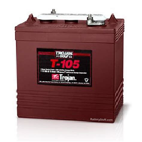 Trojan T V Ah Flooded Golf Cart Battery