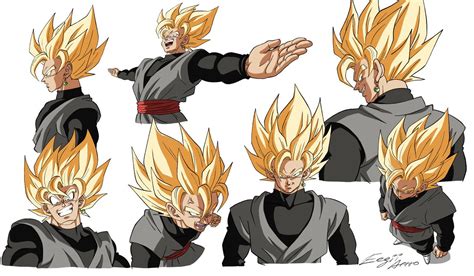 「super Saiyan 2 Goku Black Expression She」eegiiのイラスト