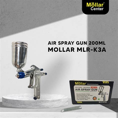 Jual Air Spray Gun Mollar K3 MLR K3A Alat Semprot Cat Mollar K3