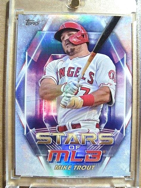 2023 Mike Trout Topps Stars Of MLB Insert SMLB 2 MINT QTY EBay