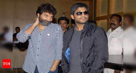 Allu Arjun To Team Up With Trivikram Telugu Movie News Times Of India