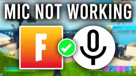 How To Fix Fortnite Voice Chat Not Working Full Guide Youtube