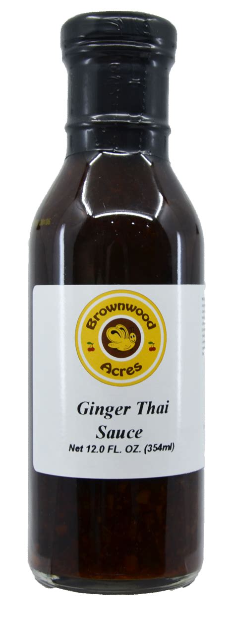 Ginger Thai Sauce Dressing Ginger Thai