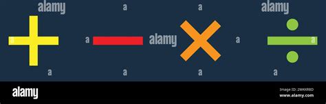 Basic mathematical symbol. Plus and minus icon set. Math symbol. equals ...